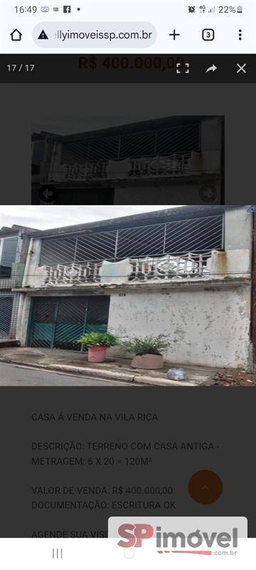 Sobrado a Venda na Vila Rica - C/ Dois Dormitórios e Duas Vaga de Garagem .